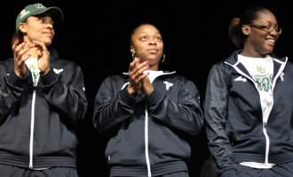Thousands welcome Lady Bears’ championship season at Ferrell Center