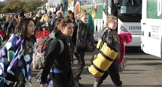 Student buses Holiday Bowl bound for San Diego