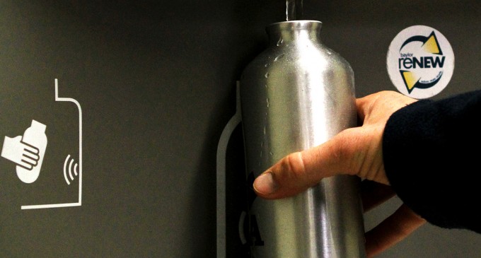 Baylor’s new water refill stations rack eco points
