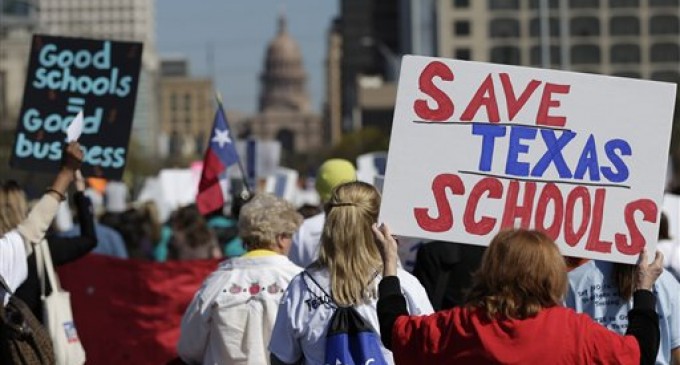 Teachers, students stage school rally at Capitol