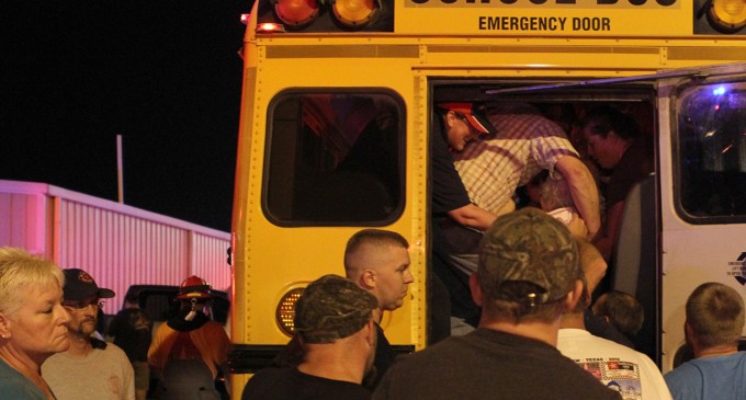 West reacts in response to explosion
