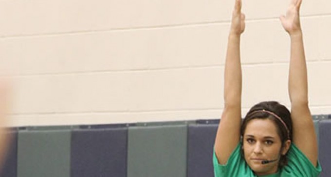 Baylor Bearobics makes fitness fun, stress-free
