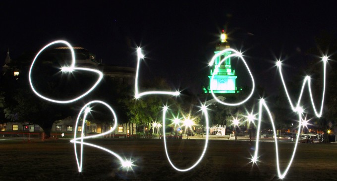 Glow run to push fitness
