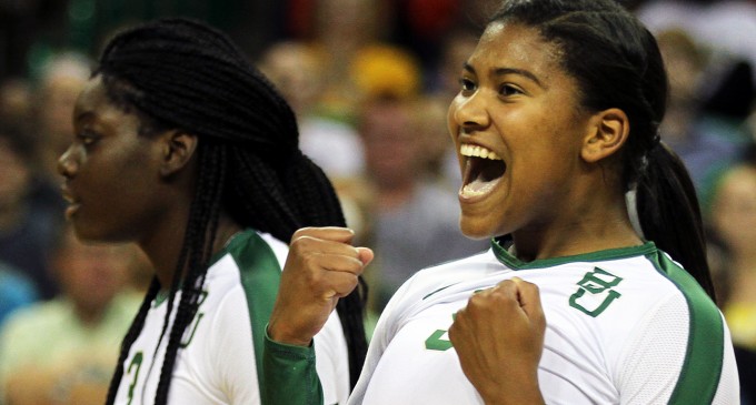 Baylor volleyball falls to Kansas in four sets