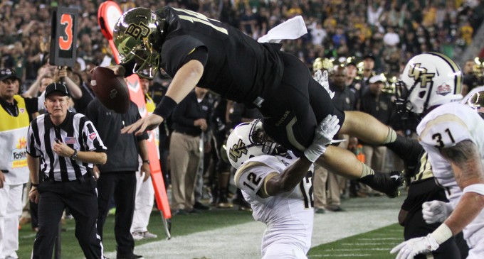 Baylor trails UCF at halftime of Fiesta Bowl