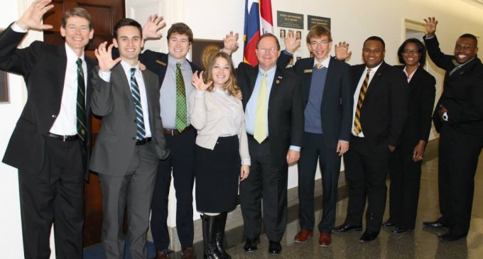 Student Government officers travel to D.C. and represent Baylor at the Big XII on the Hill conference.