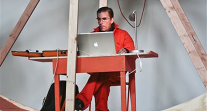 Artists live on ‘human hamster wheel’