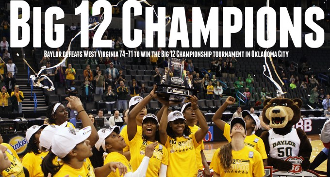Lady Bears win their fourth straight Big 12 title.