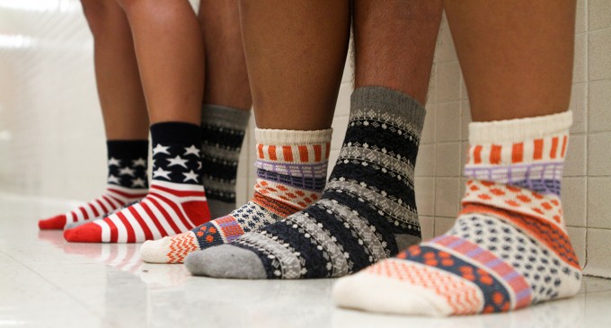 Wild Feet: Students help those in need through sale of fun socks
