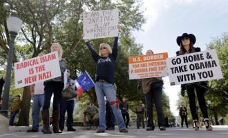 Protesters interrupt annual Muslim rally at Texas Capitol