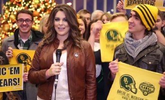 Fans get pumped for the Cotton Bowl at the pre-game pep rally