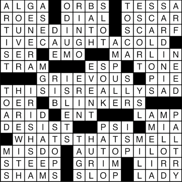 Crossword Solutions: 05/01/13 The Baylor Lariat