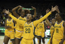 Landrum launches Lady Bears to win with record-breaking performance
