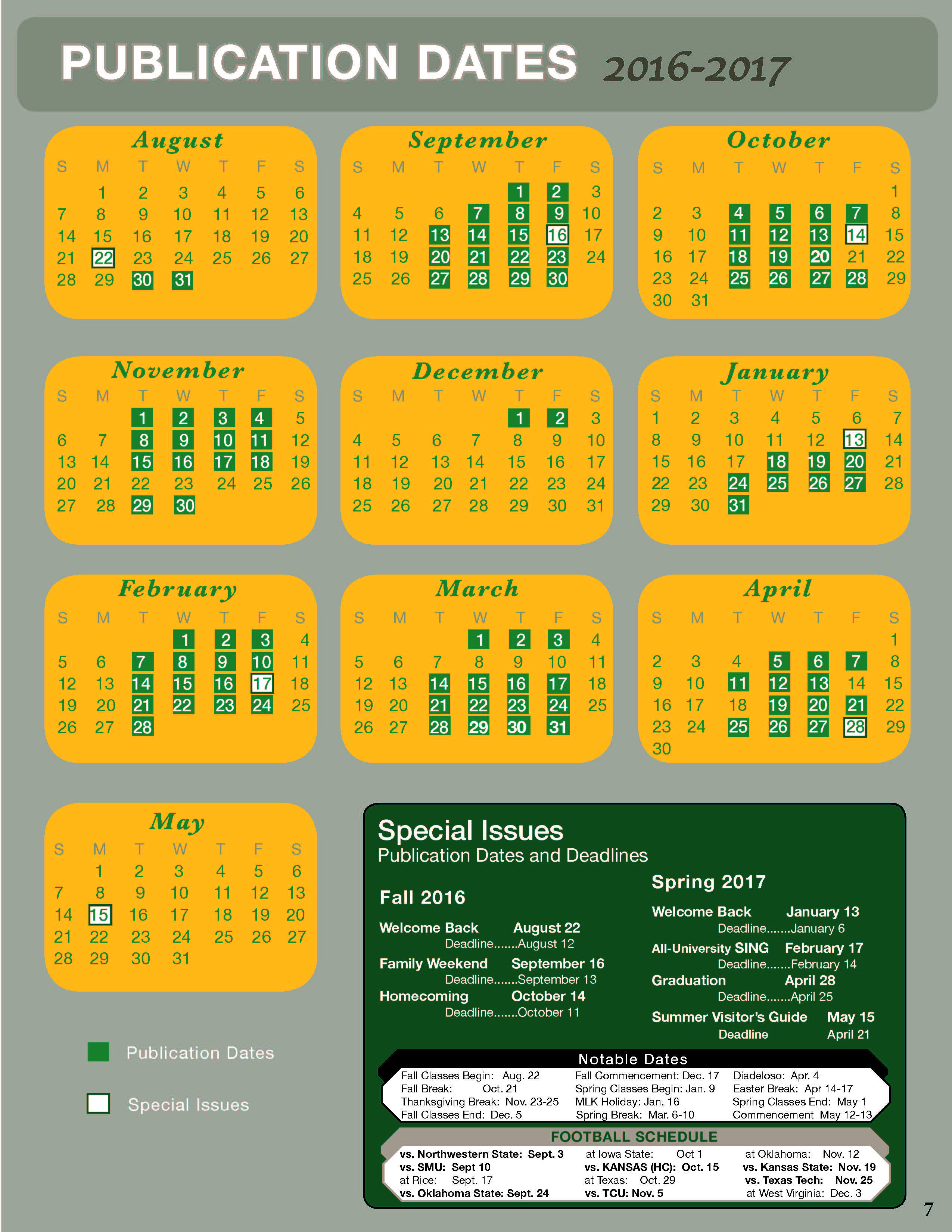Baylor University Fall 2024 Calendar Of Events Marni Sharron