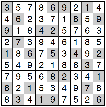 10/06/16 Sudoku: Answers