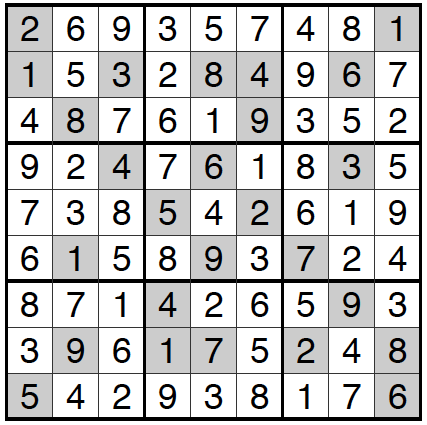 10/07/16 Sudoku: Answers