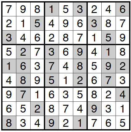 10/12/16 Sudoku: Answers