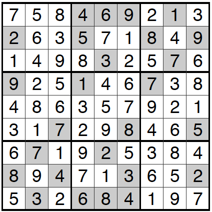 10/14/16 Sudoku: Answers