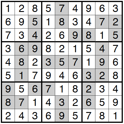 10/20/16 Sudoku: Answers