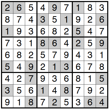 11/17/16 Sudoku: Answers