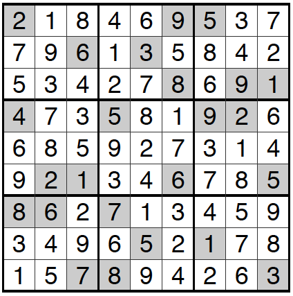 12/02/16 Sudoku: Answers