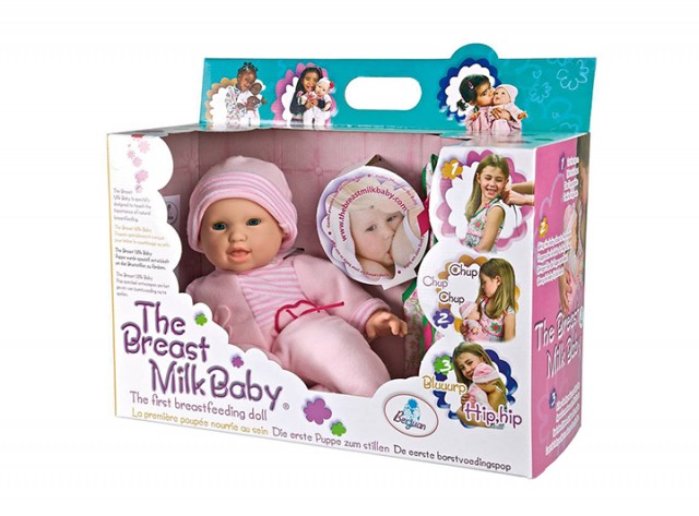 Breast-feeding baby doll causes controversy in U.S. market