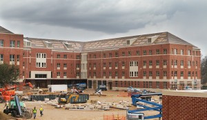 Baylor University's East Village is expected to be completed and open for student residency by August 2013. Matt Hellman | Lariat Photo Editor