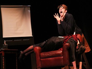 Baylor Theatre's "The 39 Steps" reworks a Hitchcockian plot into a parody comedy that will open Tuesday, March 19 at Hooper-Schaefer Fine Arts Center.  Monica Lake | Lariat Photographer