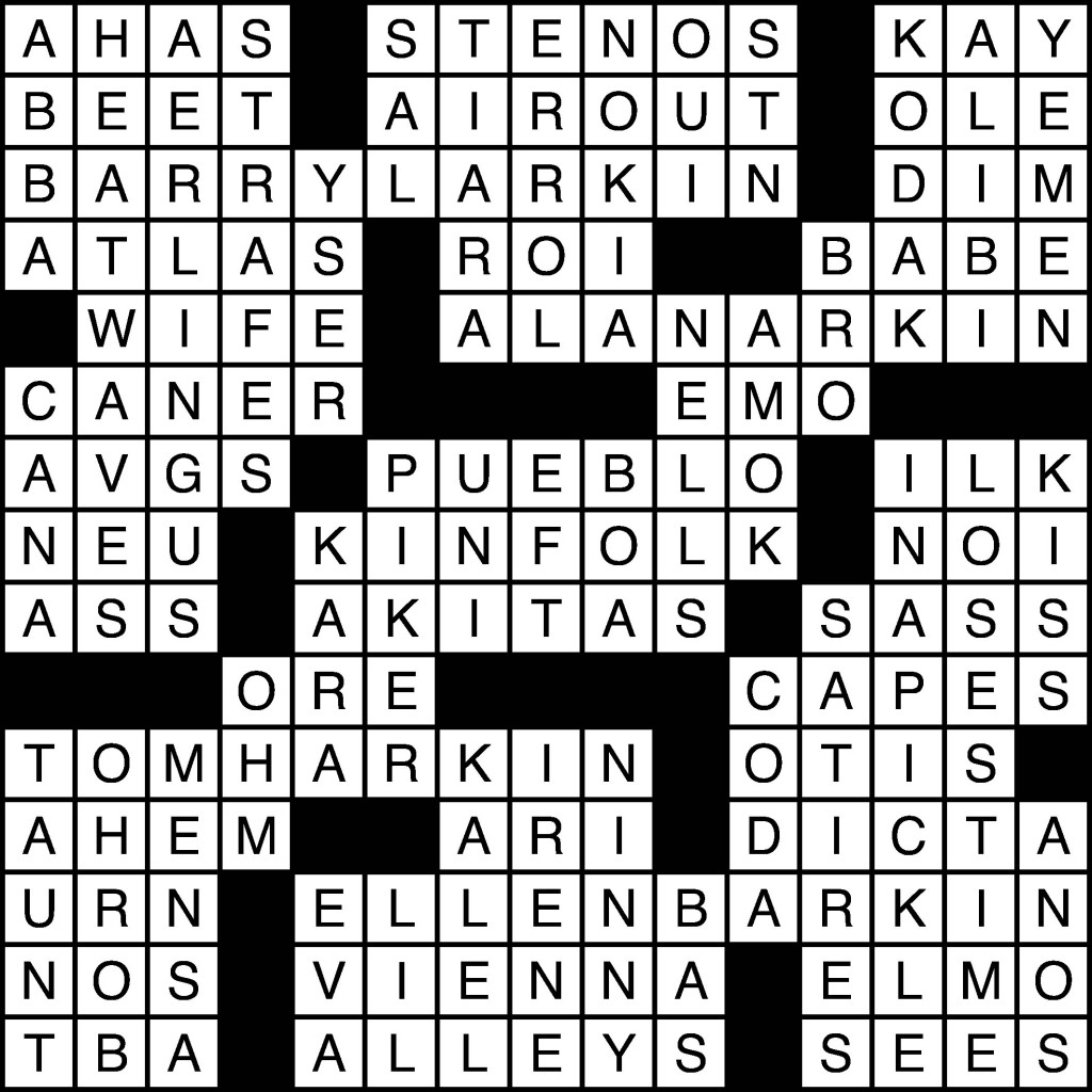 Crossword Solutions: 03/19/13 The Baylor Lariat