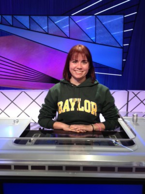 Plano senior Taylor Roth competed on the game show Jeopardy for its college championship. Roth competed against 15 other students from universities across the country. (Courtesy Photo)