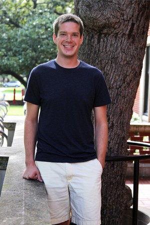 Luke Smith, Community Leader in Alexander Residence Hall.   Travis Taylor | Lariat Photo Editor