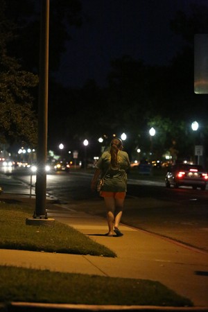 Baylor strives to keep students safe by making sure the campus is adequately lit at night. Robby Hirst | Lariat Photographer