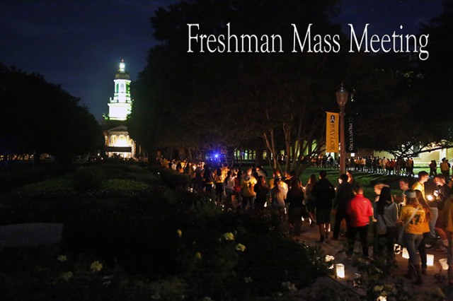 Photos: 2013 Freshman Mass Meeting