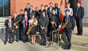 The Baylor Jazz Ensemble will perform improvisation and a mix of styles in its upcoming concert Monday in Jones Concert Hall. Photo by Director Alex Parker