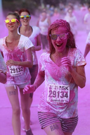 The Waco Color Me Rad 5k will raise money for Susan G. Komen Central Texas. Participants will be showered with colored cornstarch from the race’s start to its finish.  (Courtesy Photo)