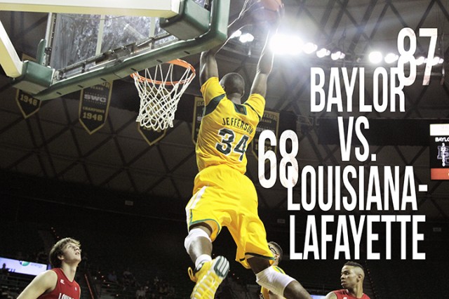 Photos: Baylor Men’s Basketball vs. University of Louisiana-Lafayette
