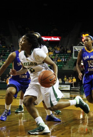 Lady Bears defeat San Jose State on December 3, 2013, at the Ferrell Center 113-73. Constance Atton | Lariat Photographer