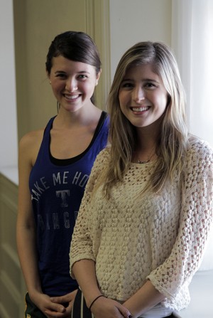 Abigail Brantley and Amy Lott of Campus Kitchen. Travis Taylor | Lariat Photo Editor