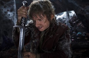 The usual glut of holiday movie releases will be landing in theaters in a few weeks, led by the continuing saga of the Hobbit Bilbo Baggins (Martin Freeman) in "The Hobbit: The Desolation of Smaug"   released Dec. 13. (Courtesy Mark Pokorny/MCT)