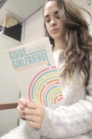Makenzie Hagestad's first book, "Guide to Your Girlfriend: A Personalized Map for Your Boyfriend," was released November 7, 2013.  The book is an interactive guide that provides "answers, tips, and step-by-step instructions on how to avoid pitfalls" in relationships, according to the books acknowledgements. Carlye Thornton | Lariat Photographer