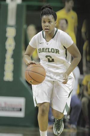 The Lady Bears defeated the University of Oklahoma 96-89 on Monday, February 24, 2014 at the Ferrell Center.   Travis Taylor | Lariat Photo Editor