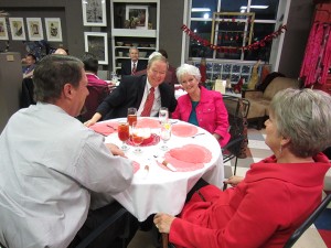Dr. Walter Bradley, retired engineering professor, and his wife attended the “Love Chronicles” dinner at the World Cup Café last year for Valentine’s Day. Courtesy Photo