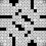 Crossword Answers: 03/05/14