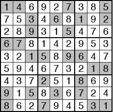 03/07/14 Sudoku:  Answers