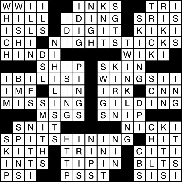 03/19/2014 Crossword: Answers