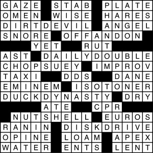 04/14/2014 Crossword: Answers