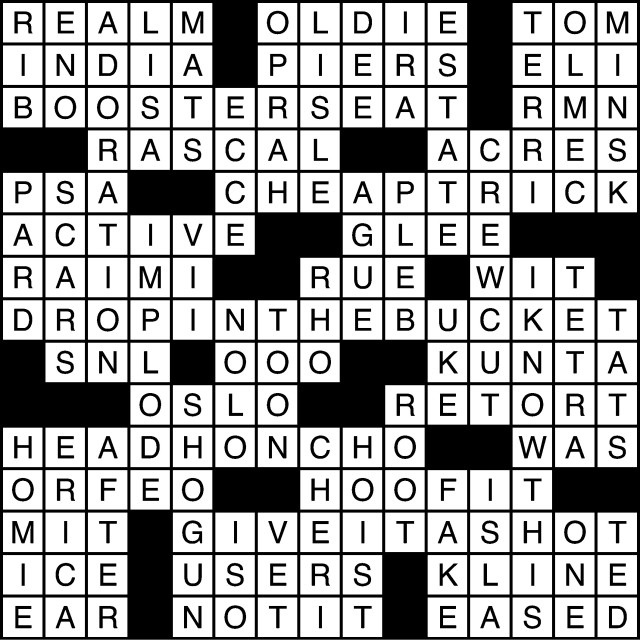 04/16/2016 Crossword: Answers