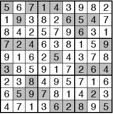 04/16/2016 Sudoku: Answers