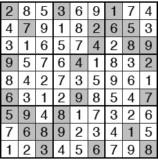 04/28/2014 Sudoku: Answers