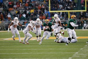 Baylor Footbal team smashes the Texas long horns to become the big 12 champions.    Robby Hirst | Lariat Photographer